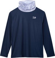 DAIWA DE-6023 Ice Dry High Neck Rash Guard (Navy) M