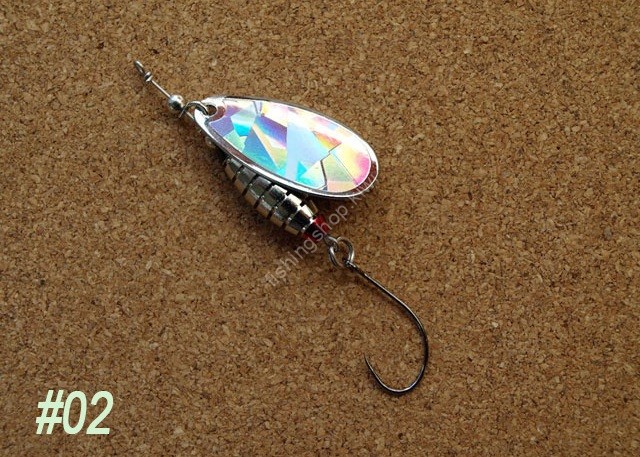 RIVER OLD Satellite. Toopeedo 8.0g #02 Silver Hologram