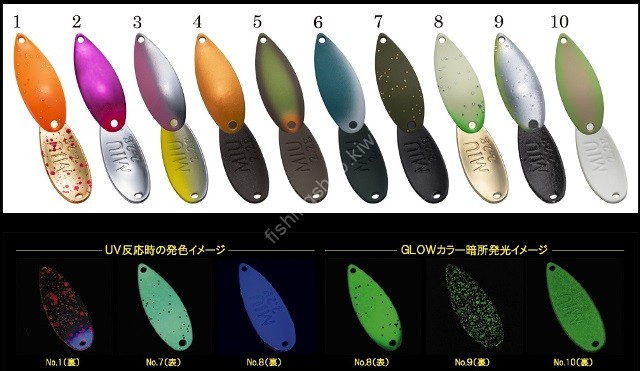FOREST Miu 24dan Color 2.2g #03 Bachikaru Oto