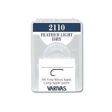 VARIVAS Feather Light Dry Fly Hook [Matte Brown] #18 (100pcs)
