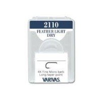 VARIVAS Feather Light Dry Fly Hook [Matte Brown] #18 (100pcs)
