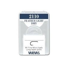 VARIVAS Feather Light Dry Fly Hook [Matte Brown] #18 (100pcs)