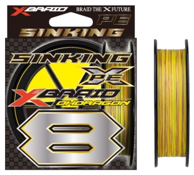 YGK XBraid Ohdragon X8 [Yellow] 200m #1 (18lb)
