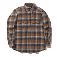 TIEMCO Foxfire WW Retro Check Shirt (Brown) M