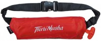 TSURI MUSHA TM-9320RS Automatic Extension Life Jacket Waist Type #TM Red
