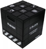 GAN CRAFT Original Block Shaped Mult-Box G-BLOCK20 #01 Black