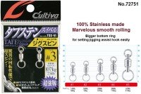 OWNER No.72751 (TSS-51) Taff Stainless Swivel-Jig Spin #5