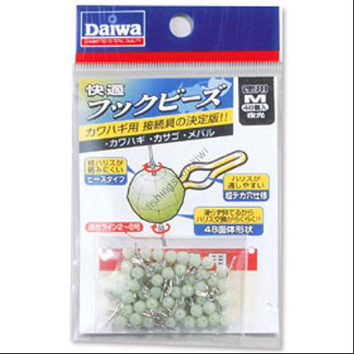 DAIWA Kaiteki Hook Beads M/M Tokuyo [Luminous] M Value Pack (48pcs)