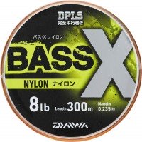 DAIWA Bass-X Nylon [Assam Brown] 300m #6 (25lb)