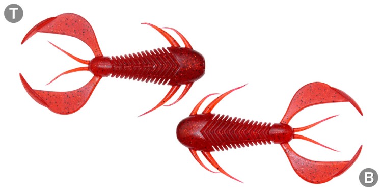 MEGABASS Rock Hog 2.5'' #Clear Red (7pcs)