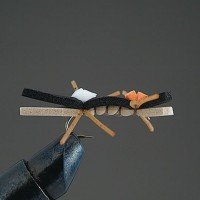 VALLEY HILL Complete Dry Fly D25 Chernobyl Ant