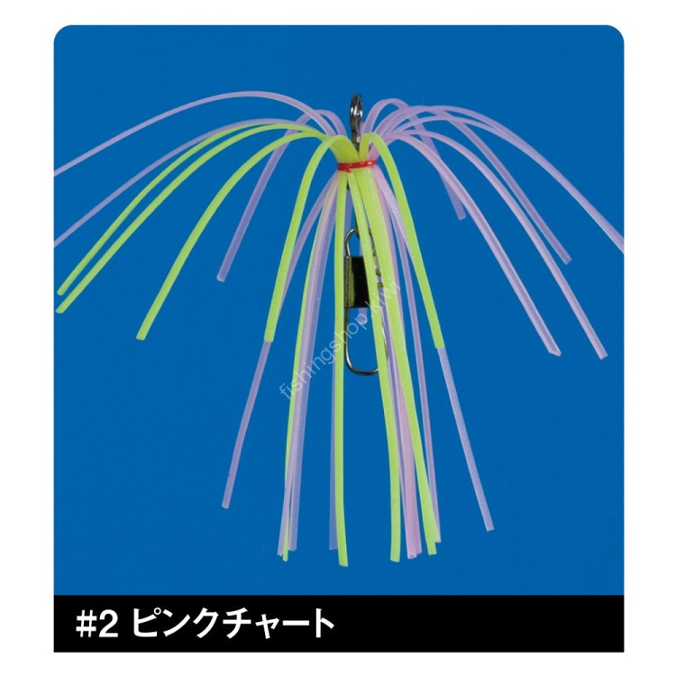 GAMAKATSU Kyogi Kawahagi Shukyo Snap Hanabi II [Pink Chart] (2pcs)