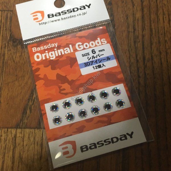 BASSDAY 3D Eye Seal 6mm Silver