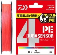 DAIWA UVF PE Dura Sensor 4Braid +SiВІ [Coral Red] 200m #1.2 (20lb)