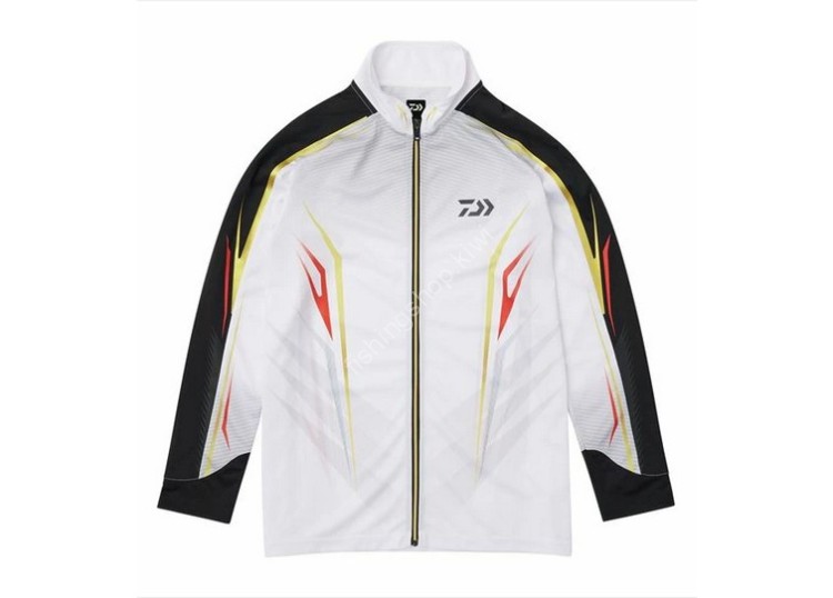 DAIWA DE-7324T Tournament Wind Block Dry Shirt XL #White