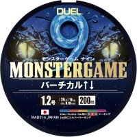DUEL Monstergame® 9 Vertical ⇅ [10m x 5 colors] 200m #1.2 (24lb)