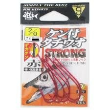 GAMAKATSU Tachiuo Kentsuki Strong [Red] #2/0 (7pcs)