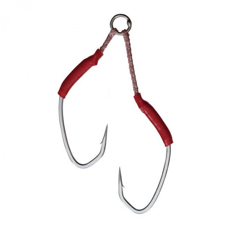 GAMAKATSU Seabass Sniper Assist Hook [Silver] #1/0 (2pcs)