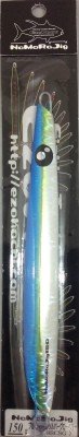 OTHER BRANDS EZOHACHI NaMaRaJig 150g #08 Blue Chart Silver Glow Belly