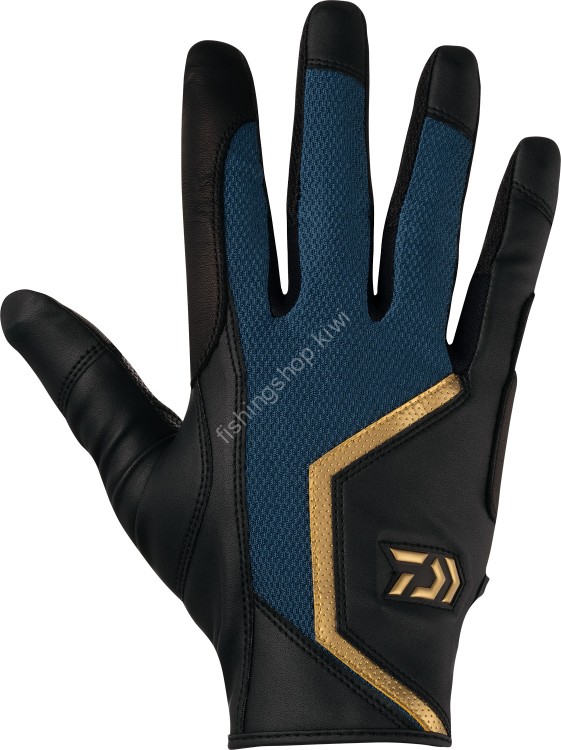 DAIWA DG-7324 Offshore Leather Gloves (Majolica Blue) M