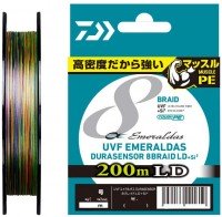 DAIWA UVF Emeraldas Dura Sensor 8Braid LD +Si² [10m x 5colors] 200m #0.6 (11lb)