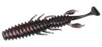 FLASH UNION Abacus Shad 2.8 Feco #036 Black Belly Smoke Red F