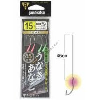 Gamakatsu UN602 LINE incl. UNAGI / ANAGO (Eel / Conger) Spare Hook Luminous 15-5