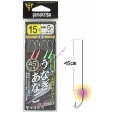 Gamakatsu UN602 LINE incl. UNAGI / ANAGO (Eel / Conger) Spare Hook Luminous 15-5