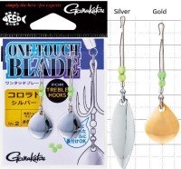 GAMAKATSU 19-383 One Touch Blade For Treble L #Colorado Gold