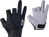 DAIWA DG-3023 Cool Gloves (3fingers cut) Black M