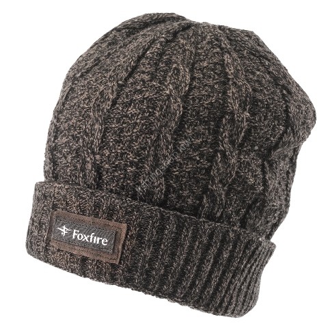 TIEMCO Foxfire Classic Wool Knit Cap (Brown) Free Size