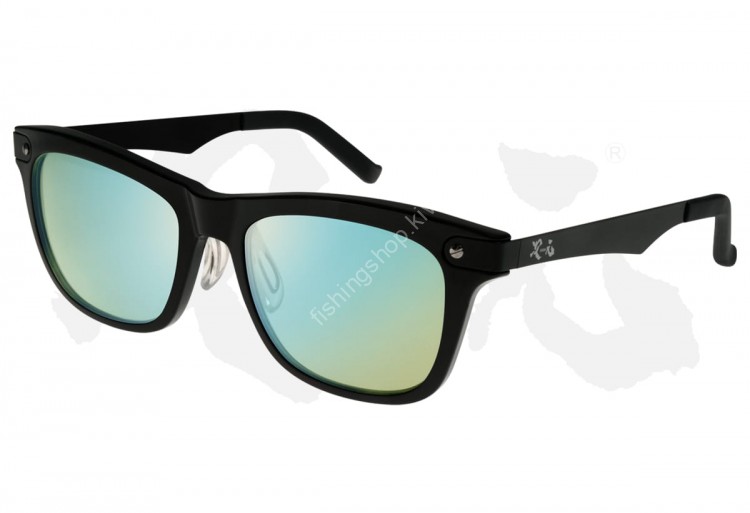 DEPS Jigen-Verifyne Gloss Black Frame Light Sports / Blue Mirror