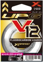 YGK XBraid UP-G Leader V12 Hard [Natural] 30m #0.6 (3.6lb)