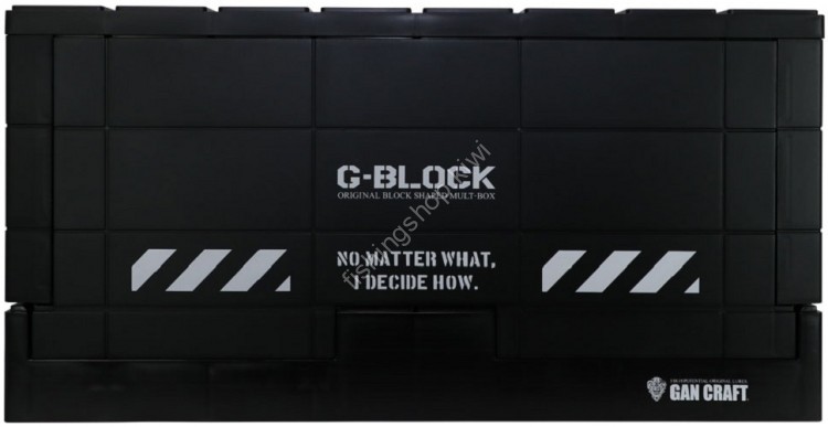 GAN CRAFT Original Block Shaped Mult-Box G-BLOCK38 #01 Black