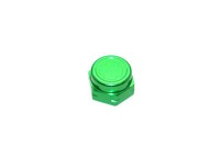 STUDIO COMPOSITE Aluminium Handle Lock Nut B-Type Left #FTB Green