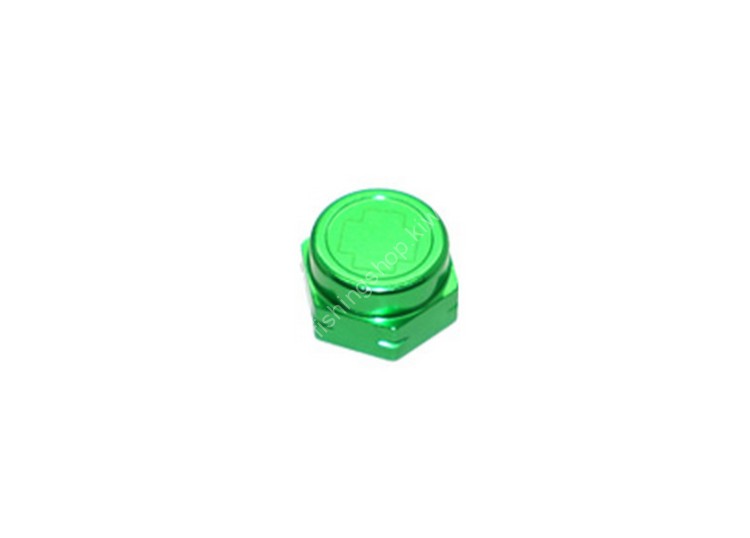 STUDIO COMPOSITE Aluminium Handle Lock Nut B-Type Left #FTB Green