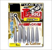 OWNER BARI 11730 JR-12 JIGA RIG SINKER 7g