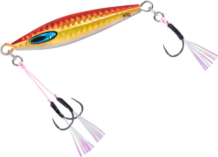 DAIWA Saltiga FK Jig TG SLJ 60g #Parallel Holo Akakin Glow Belly