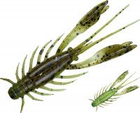 DAIWA Silver Wolf Urban Shrimp 2.4" #Green Pumpkin Chart