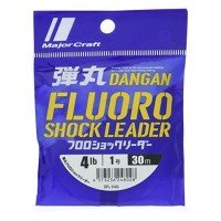 MAJOR CRAFT Dangan Fluoro Shock Leader [Natural] 30m #1 (4lb)