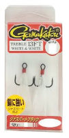 GAMAKATSU Treble 13 FT Feather Tail White x White #10 (2pcs)
