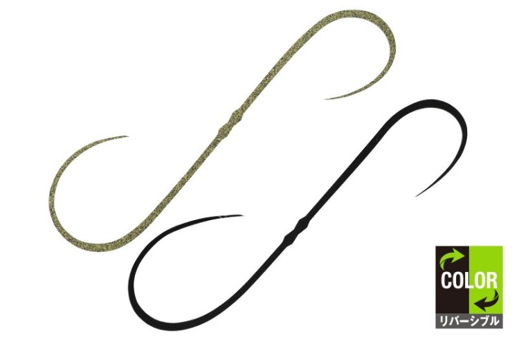 JACKALL BinBin Dama Custom Necktie Fine Finesse #F-0328 Reversible Black JACKALL BinBin Dama Custom Necktie Fine Finesse #F-0328 Reversible Black