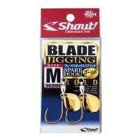 SHOUT! 369BG Blade Jiging Spare Hook 369BG [Gold] M (2pcs)