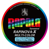RAPALA Rapinova-X Multi-Color [10m x 5color] 200m #0.6 (13.9lb)