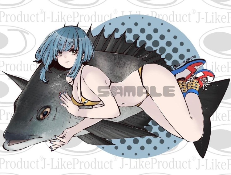 J-LIKE PRODUCT Fish Art Sticker #Kurodai