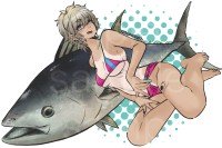J-LIKE PRODUCT Fish Art Sticker #Kuromaguro