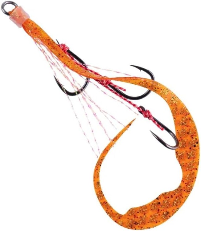 START Spare Unit Triple Hook Magi Curly Jr. M #22 Ebi Orenji SK