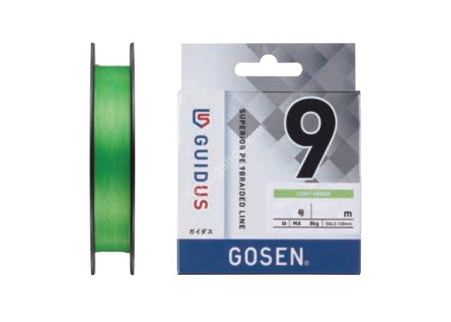 GOSEN Guidus PEX9 [Light Green] 200m #0.6 (15lb)