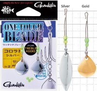 GAMAKATSU 19-384 One Touch Blade For Treble S #Colorado Silver