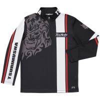 TSURI MUSHA Musha Line Zip Shirt M